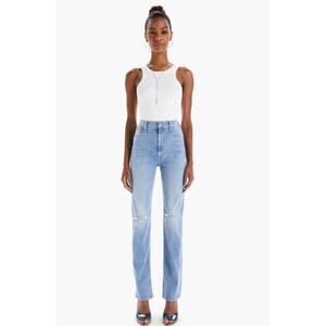 Mother High Waisted Rider Skimp Jeans in Dreamer size 27